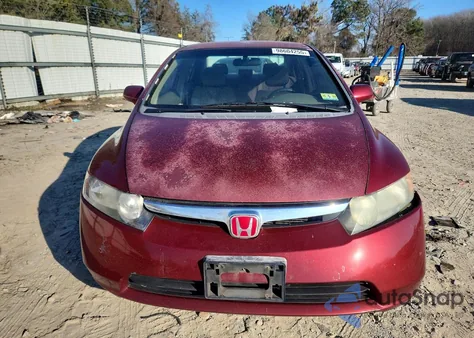 2008 Honda Civic Lx z USA, uszkodzony, nr VIN 2HGFA16528H520595